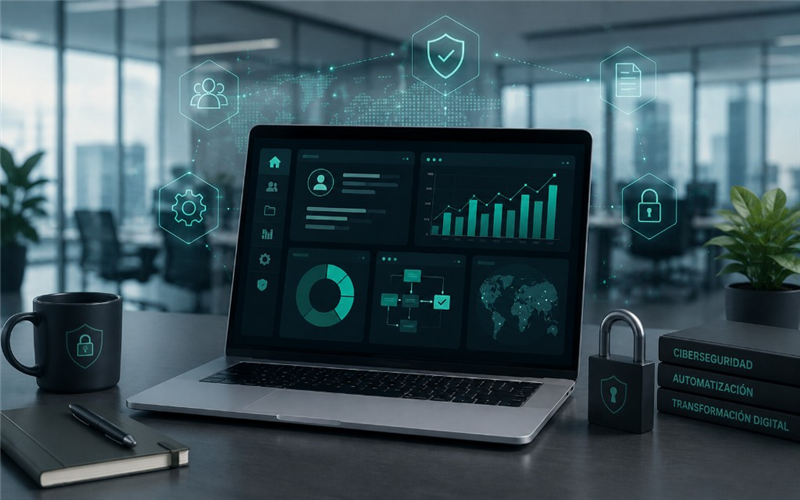 Solución corporativa — ciberseguridad, automatización y transformación digital