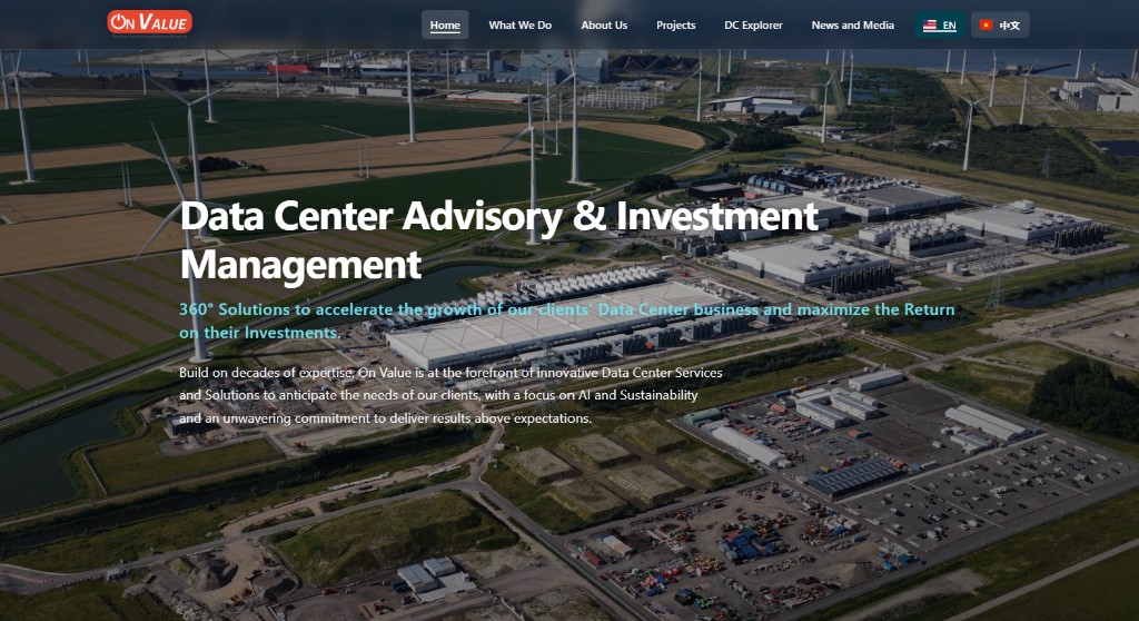 On Value — Data Center Advisory & Investment Management