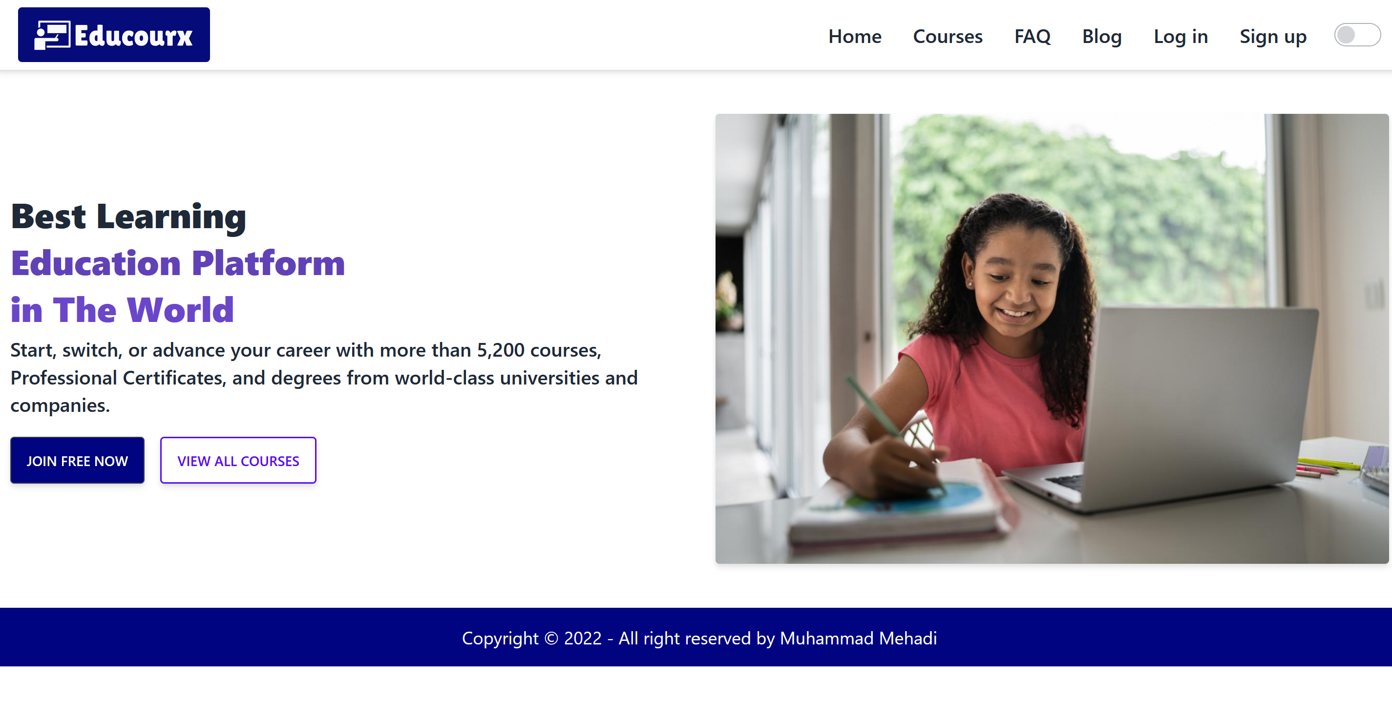 EduCourX plataforma educación online España