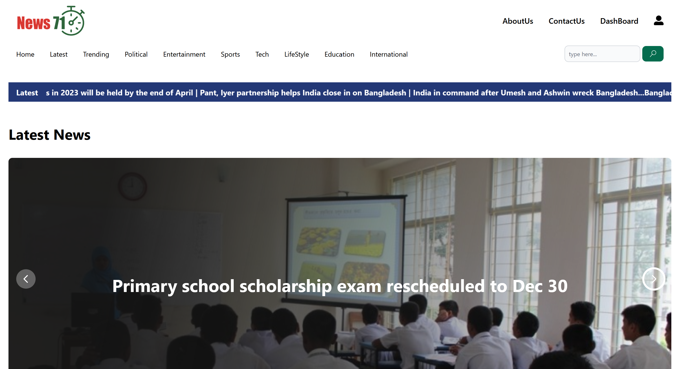 News 71 plataforma noticias moderna España